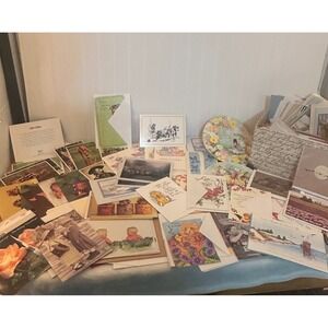 Vintage Greeting Card Lot 300+ Anne Geddes Bday Get Well Excellent Nature Art